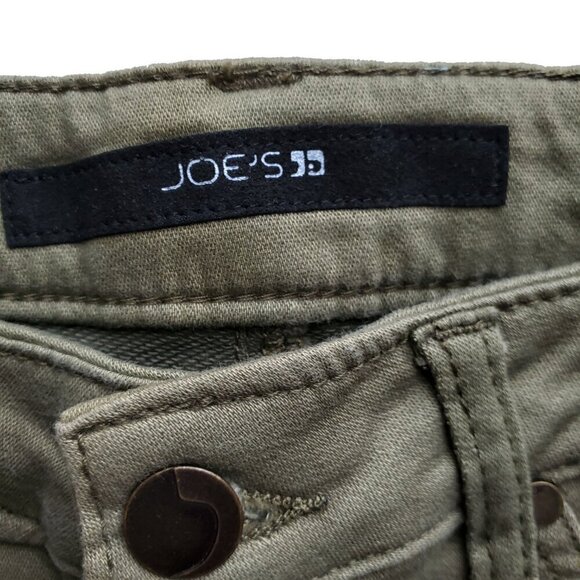 Joe's Jeans Girls' The Rocker Ankle Low-Rise Skinny Olive Green Jeans Big Kid 14 - Picture 13 of 16